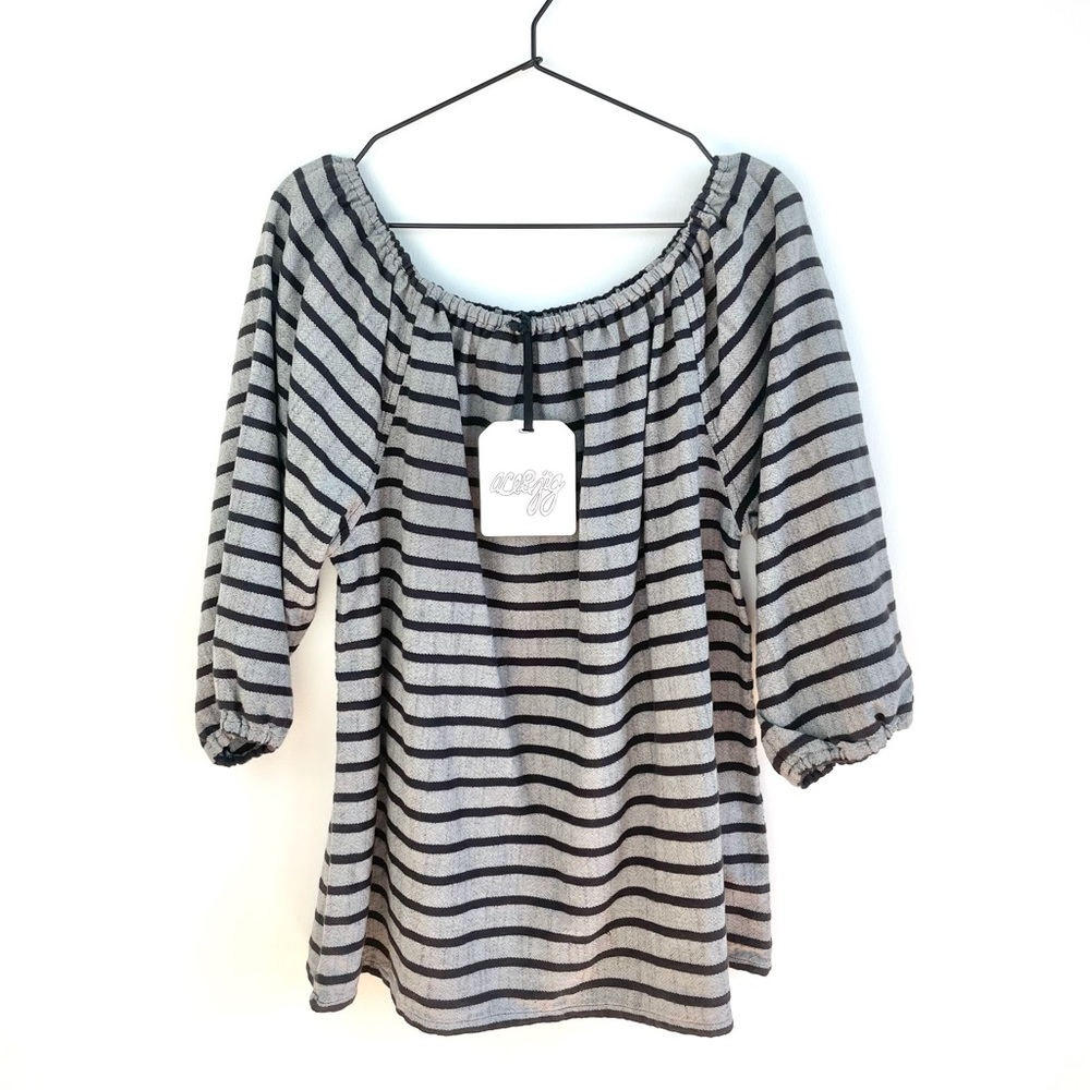 ace&jig Lucia Top in Concrete